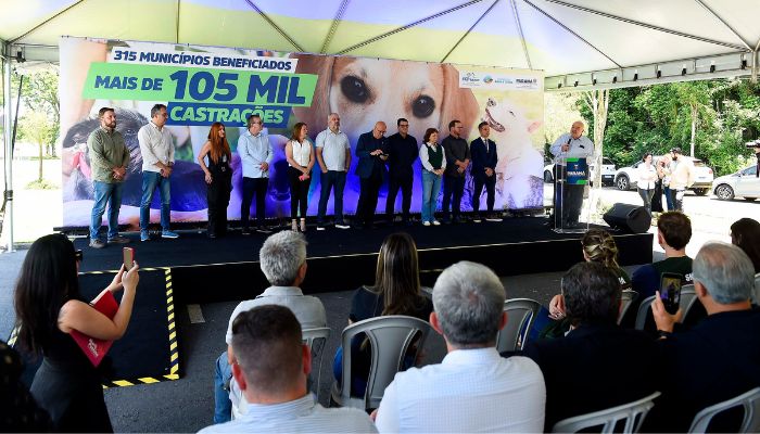  Com previsão de 105 mil castrações, maior ciclo do CastraPet começa nesta quinta